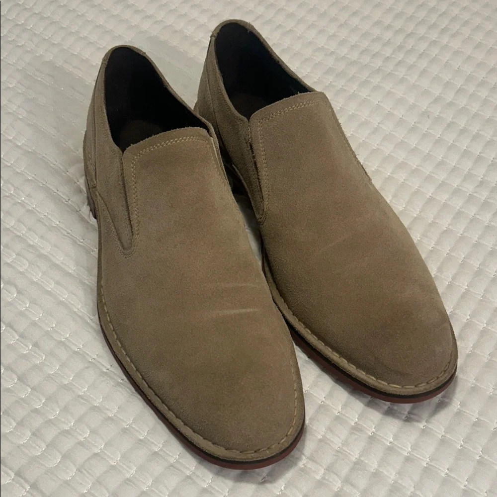 Cole Haan Men's Tan Suede Slip-Ons Loafers size 13M